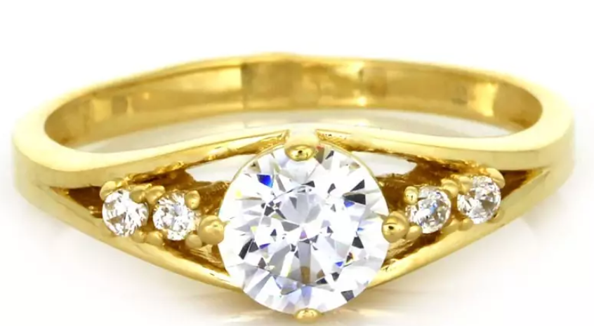 Zásnubný prsteň Golden Celestia