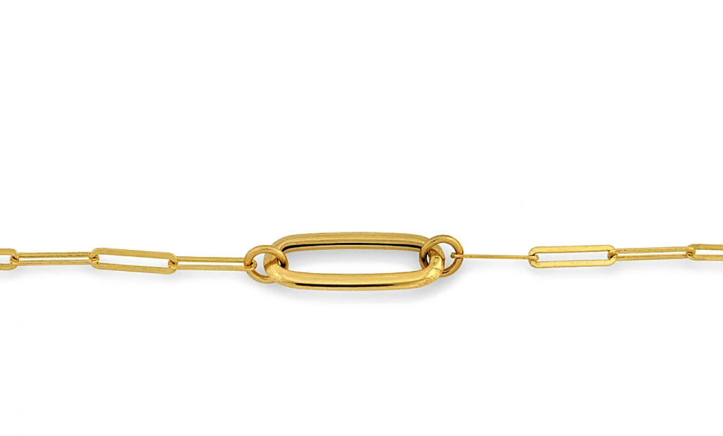 Zlatý náhrdelník Golden Link Élégance