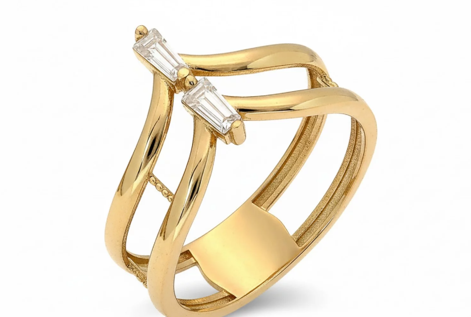 Zlatý prsteň - Golden Étreinte Ring