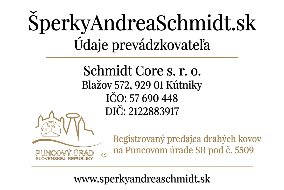 Grafika so zlatým logom a textom registrácie